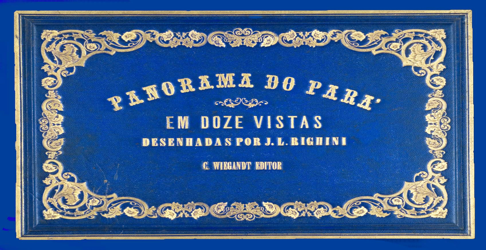 A Capa da Obra Panorama do Pará em Doze Vistas